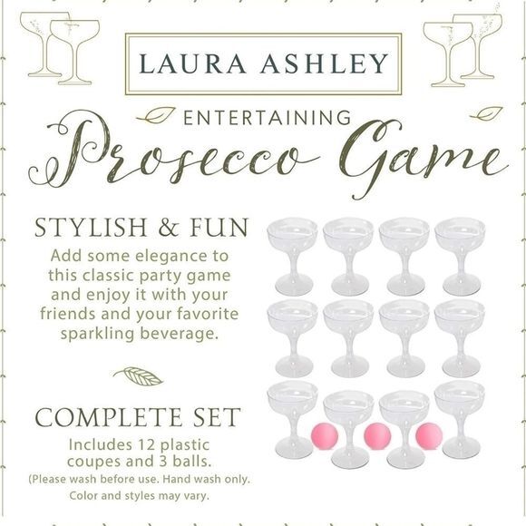 Laura Ashley Entertaining Prosseco Game‎ Box - Picture 3 of 4